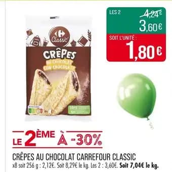 Carrefour Classic Crêpes au chocolat