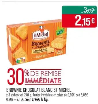 Promotion Exclusives de 2
Brownie chocolat : Découvrez l'Offre incontournable