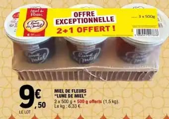 "LUNE DE MIEL" Miel de fleurs 1.5 kg