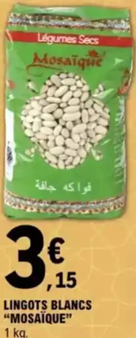 “MOSAÏQUE” Lingots blancs 1 kg