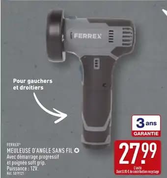 FERREX Meuleuse d'angle sans fil