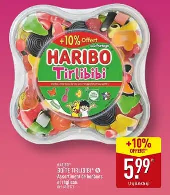 Promotion Exclusives de 32
Haribo : Découvrez l'Offre incontournable