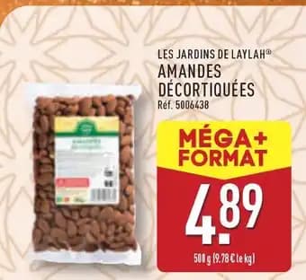 LES JARDINS DE LAYLAH Amandes décortiquées