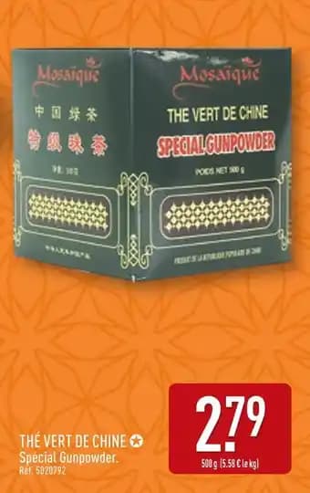 MOSAÏQUE Thé vert de chine