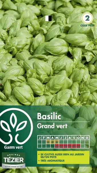 Gamme semences potagères Gamm Vert