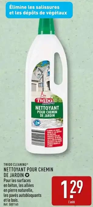 Twido cleaning nettoyant pour chemin de jardin