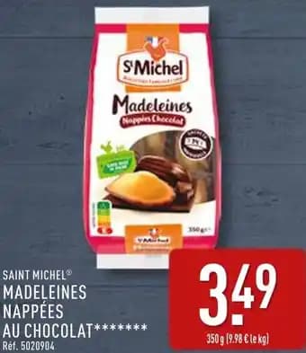 Saint michel madeleines nappées au chocolat 350 g