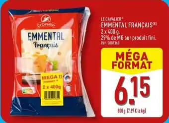 Le cavalier emmental français 800 g