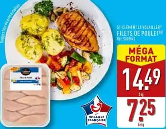 St-clément le volailler filets de poulet 2 kg