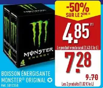 Boisson énergisante monster original