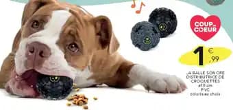 A balle sonore distributrice de croquettes