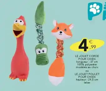 Le jouet corde pour chien