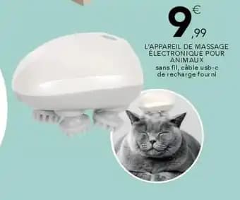 L'appareil de massage électronique pour animaux