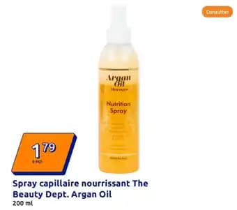 Spray capillaire nourrissant The Beauty Dept. Argan Oil 200 ml