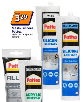 Promotion Exclusives de 3
Mastic silicone : Découvrez l'Offre incontournable