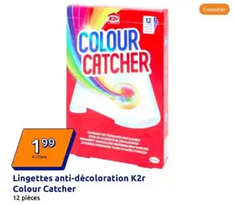 Lingettes anti-décoloration K2r Colour Catcher