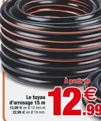 Le tuyau d'arrosage 15 m