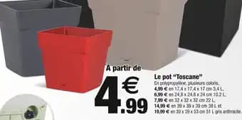 Promotion Exclusives de 6
Pot toscane : Découvrez l'Offre incontournable