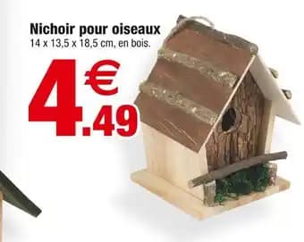 Promotion Exclusives de 5
Nichoir pour oiseaux : Découvrez l'Offre incontournable