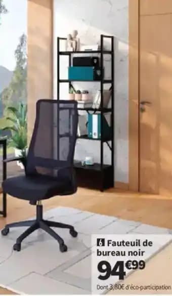 Fauteuil de bureau noir