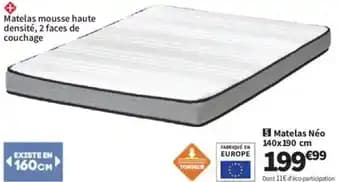 Promotion Exclusives de 13
Matelas 140 : Découvrez l'Offre incontournable