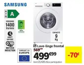 SAMSUNG Lave-linge frontal