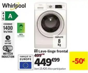 WHIRPOOL Lave-linge frontal