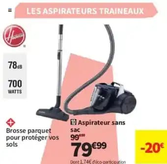 Promotion Exclusives de 20
Aspirateur sans sac : Découvrez l'Offre incontournable
