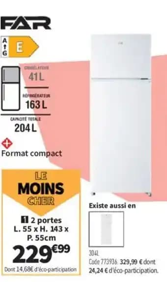 FAR Portes L. 55 x H. 143 x P. 55cm