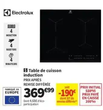 Promotion Exclusives de 46
Electrolux : Découvrez l'Offre incontournable