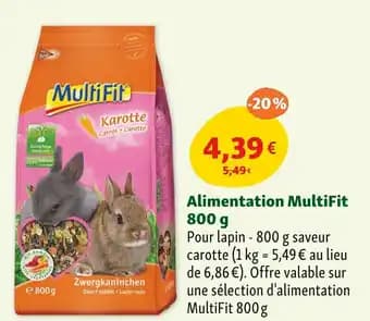 MULTIFIT Alimentation 800 g