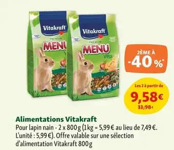 Promotion Exclusives de 16
Vitakraft : Découvrez l'Offre incontournable