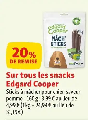 EDGARD COOPER Sur tous les snacks