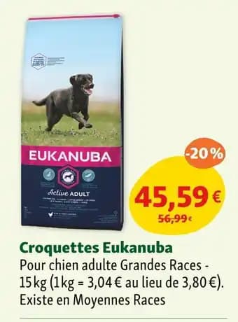 EUKANUBA Croquettes Eukanuba 15 kg