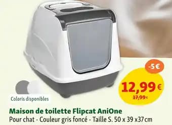 AniOne Maison de toilette Flipcat