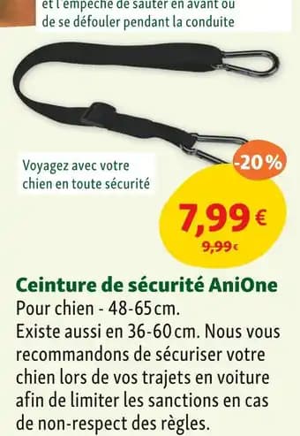 AniOne Ceinture de sécurité