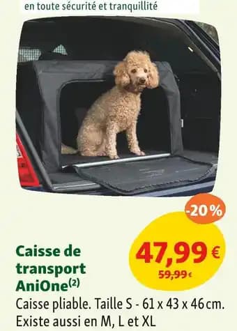 AniOne Caisse de transport