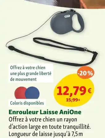 ANIONE Enrouleur Laisse