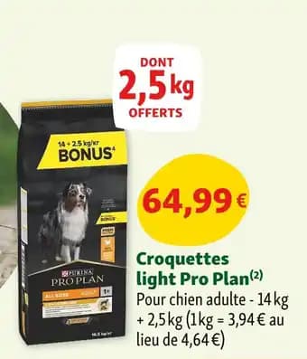 PRO PLAN Croquettes light