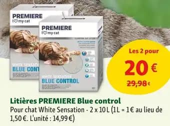 PREMIERE Litières blue control