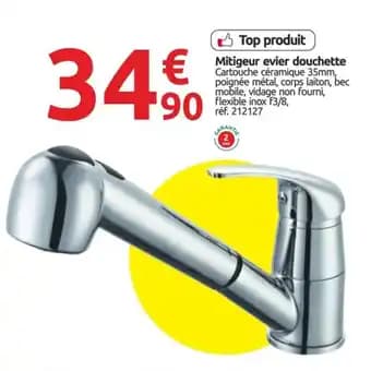 Mitigeur evier douchette