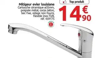 Mitigeur evier louisiane