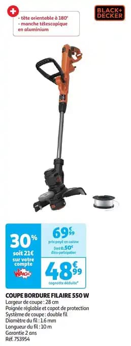 Promotion Exclusives de 3
Coupe bordure filaire : Découvrez l'Offre incontournable