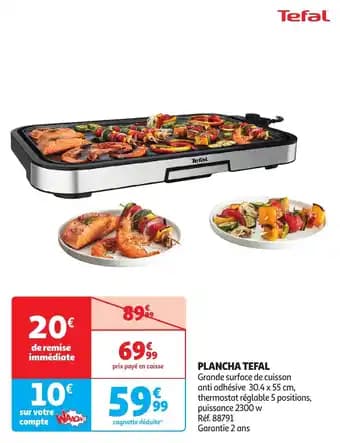 Promotion Exclusives de 1
Plancha tefal : Découvrez l'Offre incontournable
