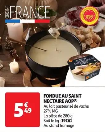 Promotion Exclusives de 9
Saint nectaire : Découvrez l'Offre incontournable