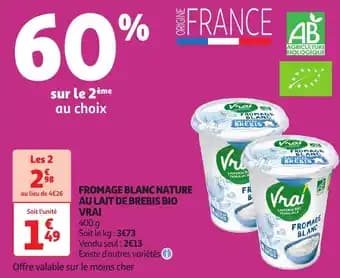 Promotion Exclusives de 24
De brebis : Découvrez l'Offre incontournable