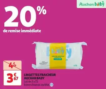 Promotion Exclusives de 1
Lingettes baby : Découvrez l'Offre incontournable