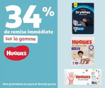 Promotion Exclusives de 6
Huggies : Découvrez l'Offre incontournable