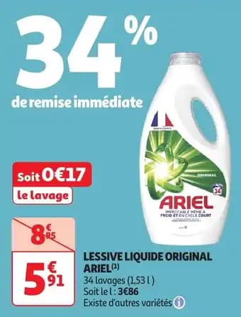 Promotion Exclusives de 8
Lessive liquide original : Découvrez l'Offre incontournable