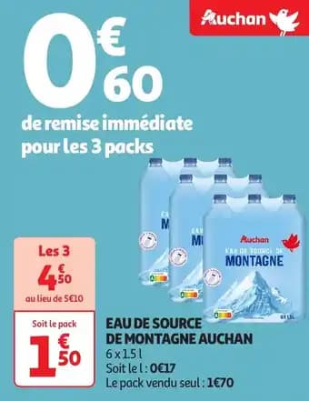 Promotion Exclusives de 3
Source de montagne : Découvrez l'Offre incontournable